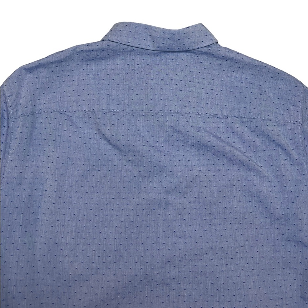 ⚡️SOLD⚡️Armani Exchange Men's Youth Ditsy-Print Dobby Shirt Slim Fit Button Down - Picture 10 of 16